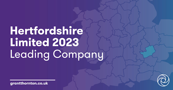 Hertfordshire Limited 2023 Leading Company