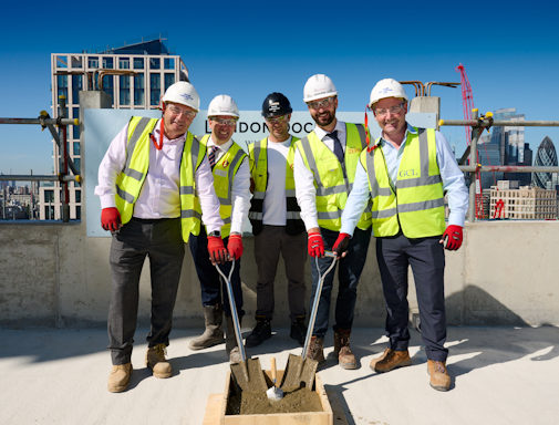 London Dock Topping out Ceremony