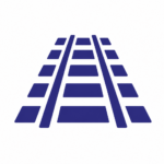 Blue rail icon